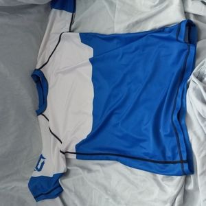 Men's XL WarTribe Blue ranked BJJ rashguard